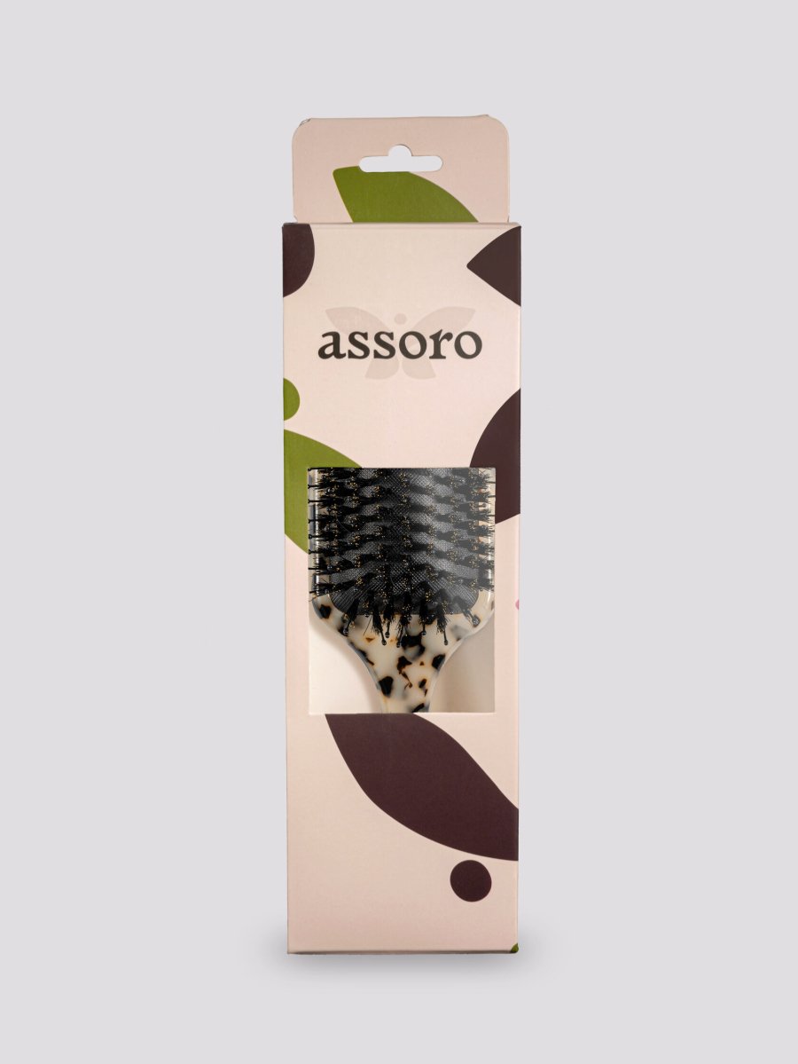 Расческа для волос ASSORO, цвет: гепард haircomb-gepard купить онлайн
