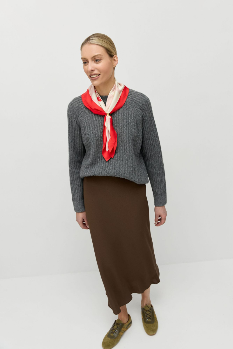 Платок с принтом AROUND, цвет: розовый 187_09PS01 купить онлайн