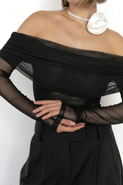 Боди mesh bodysuit