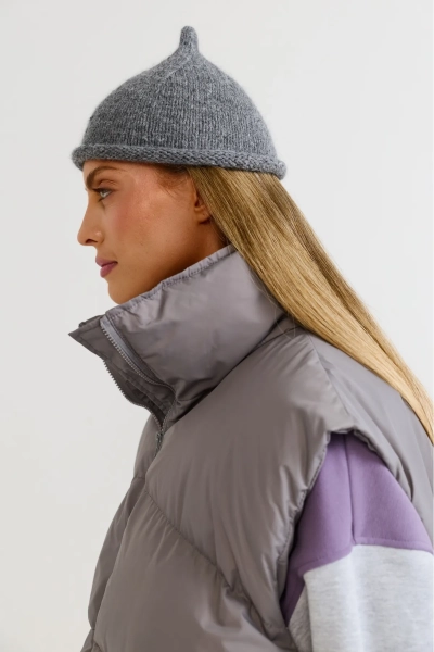Шапка желудь ручной работы Erist store, цвет: серый НФ-00003290 купить онлайн