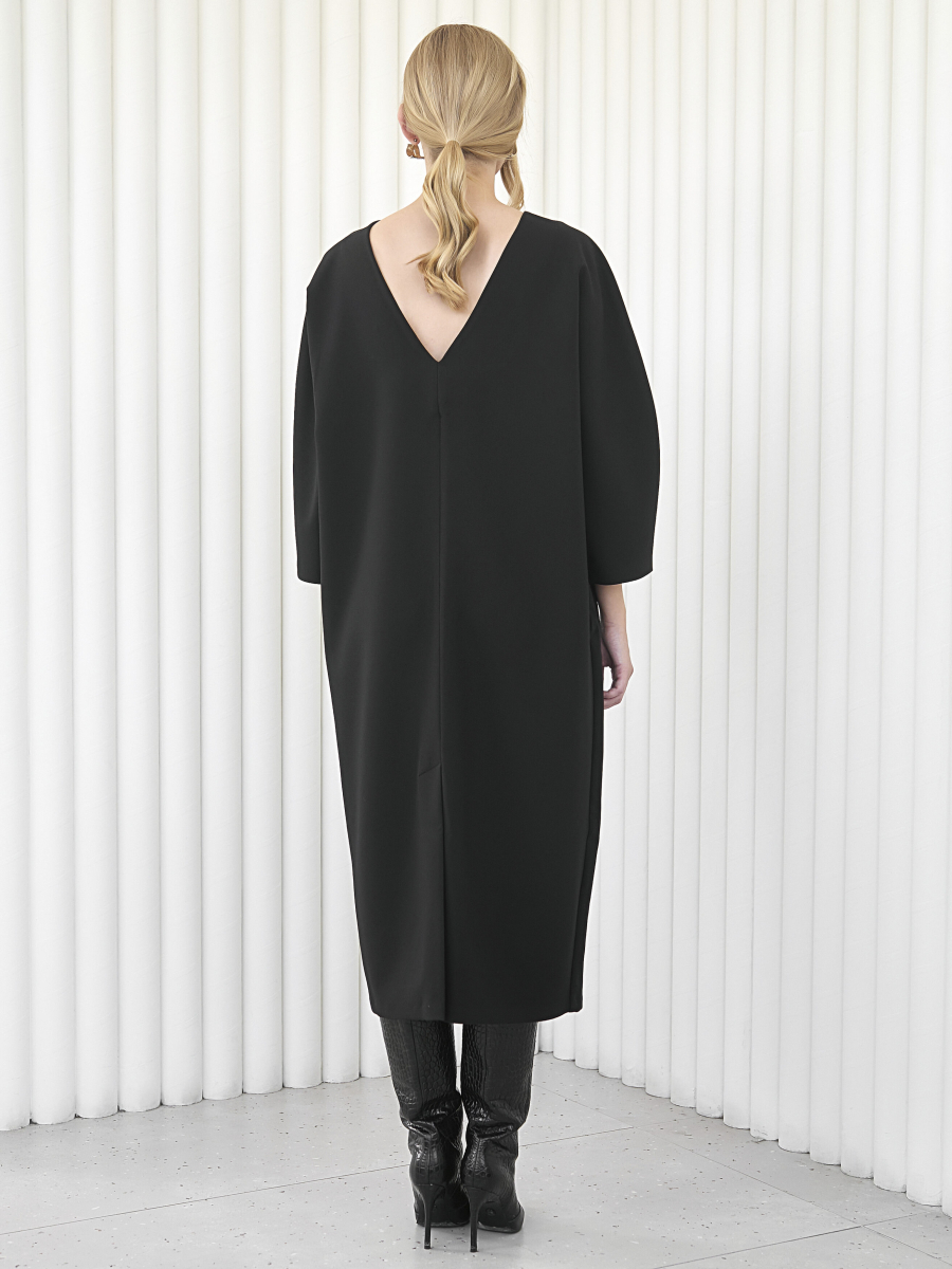 Платье с цельнокроеным рукавом I.B.W., цвет: Черный, DR004K купить онлайн