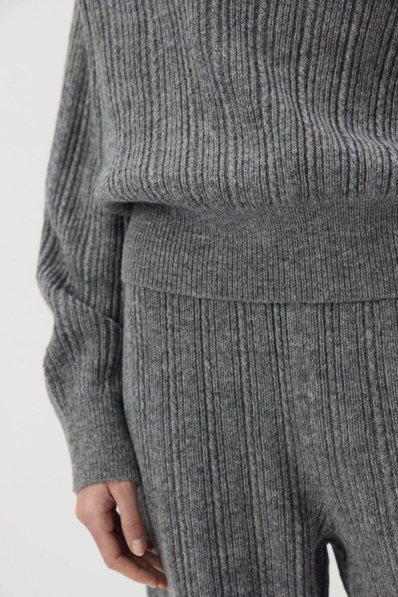 Джемпер с шерстью альпаки Charmstore, цвет: серый, 303-477108-884 купить онлайн