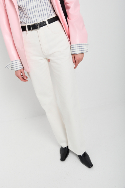 Джинсы прямого кроя Ricoco, цвет: молочный, 7070/1 купить онлайн