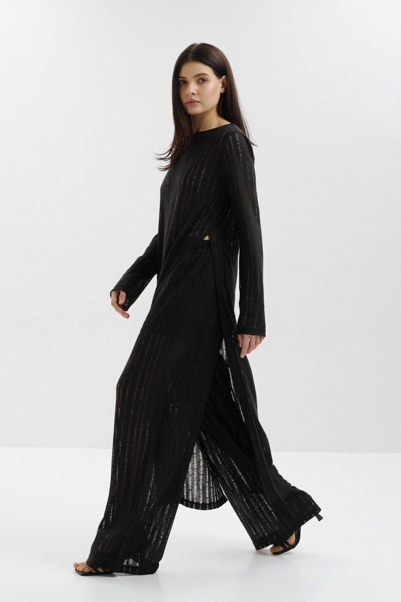 Удлиненный лонгслив marte, цвет: Черный,  купить онлайн