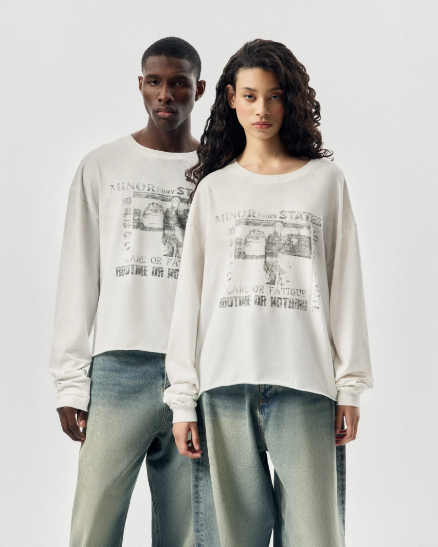 Лонгслив с принтом