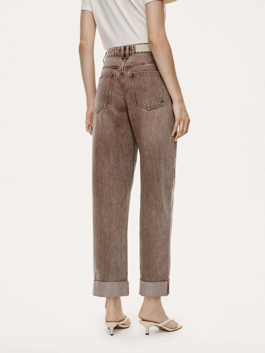 Женские джинсы с манжетами MUTED, цвет: светло-коричневый, 904825.WJNS0008_Light-brown купить онлайн