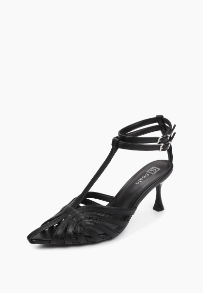 Босоножки с ремешками SBALO, цвет: Черный Sf172 купить онлайн