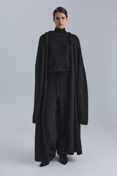 Бадлон с косами OPORA Mankova, цвет: Черный FW24/25-06 |новая коллекция купить онлайн