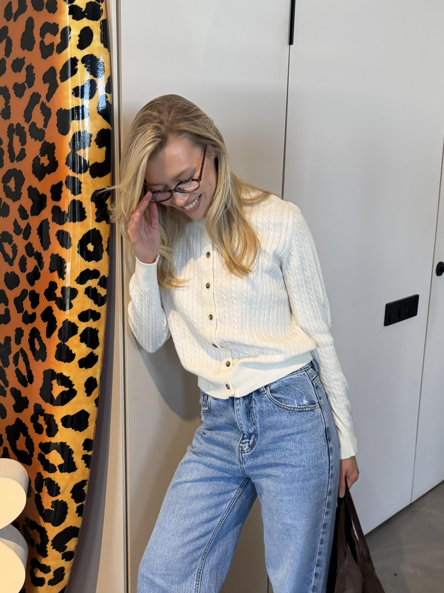 Кардиган на пуговицах