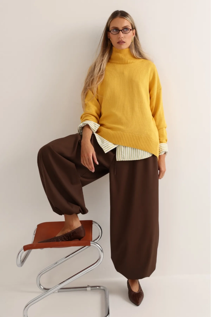 Брюки-алладины Brown Erist store, цвет: коричневый, НФ-00002714 купить онлайн