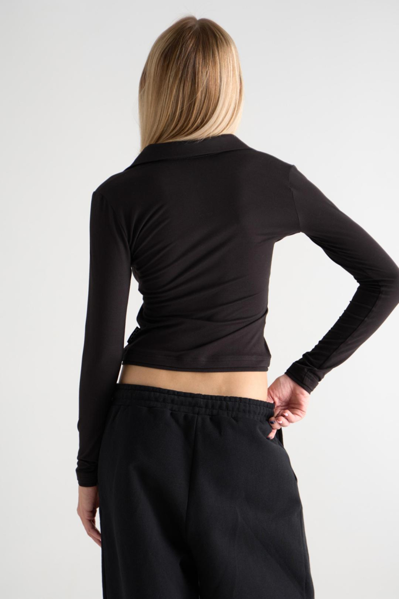 Поло с длинным рукавом Flitter CULT, цвет: Черный,  купить онлайн