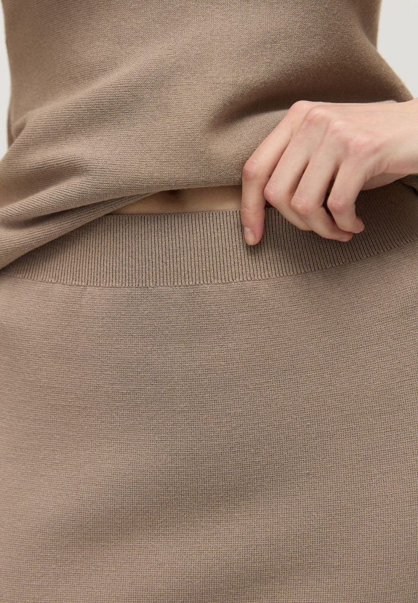 Юбка миди из вискозы AROUND, цвет: Серо-бежевый, 2725_42V01 купить онлайн