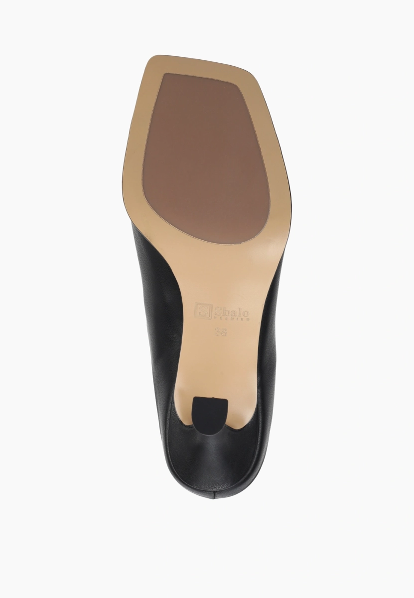 Мюли из натуральной кожи SBALO, цвет: Черный STR17 купить онлайн
