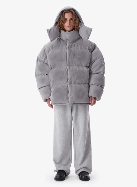 Пуховик DESTRESSED FABLE, цвет: серый, PFFR-FBL-DSTRSD-GR купить онлайн