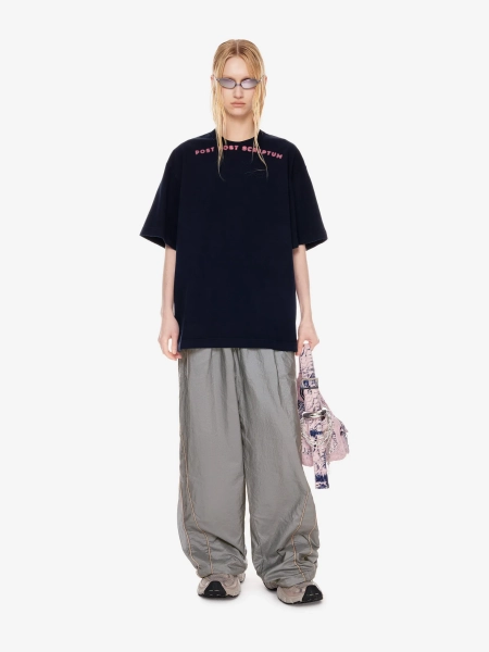 Футболка оверсайз с принтом POST POST SCRIPTUM, цвет: синий, 1146.11.00.BLU купить онлайн