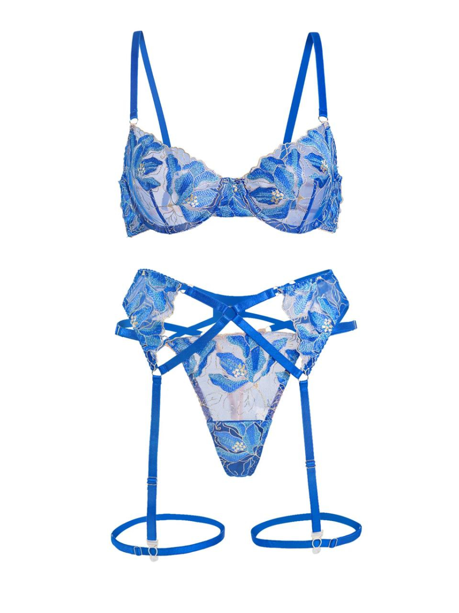 Пояс Blue Glow SHE UNDERWEAR, цвет: синий blue_glow купить онлайн