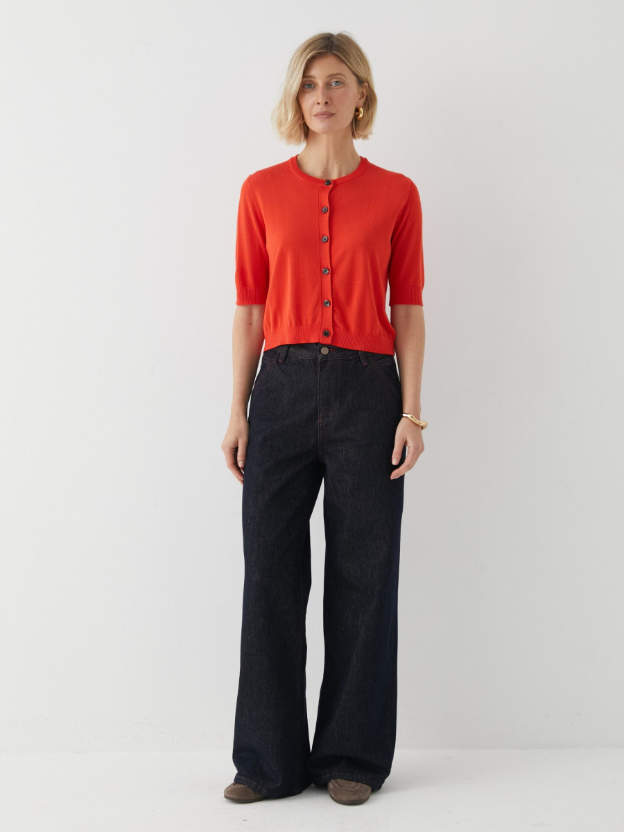 Кардиган с коротким рукавом Marou, цвет: красный, Mar_26021406 купить онлайн