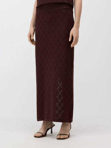 Юбка с перфорацией