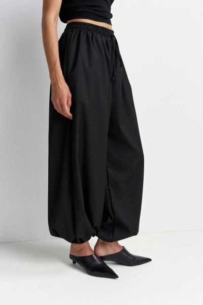 Брюки-алладины из костюмной ткани ERISTSTORE, цвет: Черный, НФ-00004119 купить онлайн