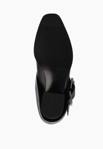 Сапоги на каблуке из натуральной кожи SBALO, цвет: Черный SHT82 купить онлайн