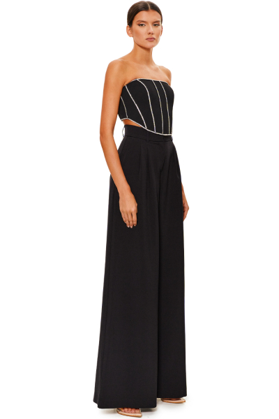 Топ-корсет со стразами SODAMODA, цвет: Черный, 19040 купить онлайн