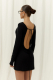 Платье mini "open back" ELASTIC, цвет: Черный,  купить онлайн