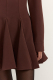 Платье из смесовой вискозы TOPTOP, цвет: коричневый, TT.010.17857.700 купить онлайн