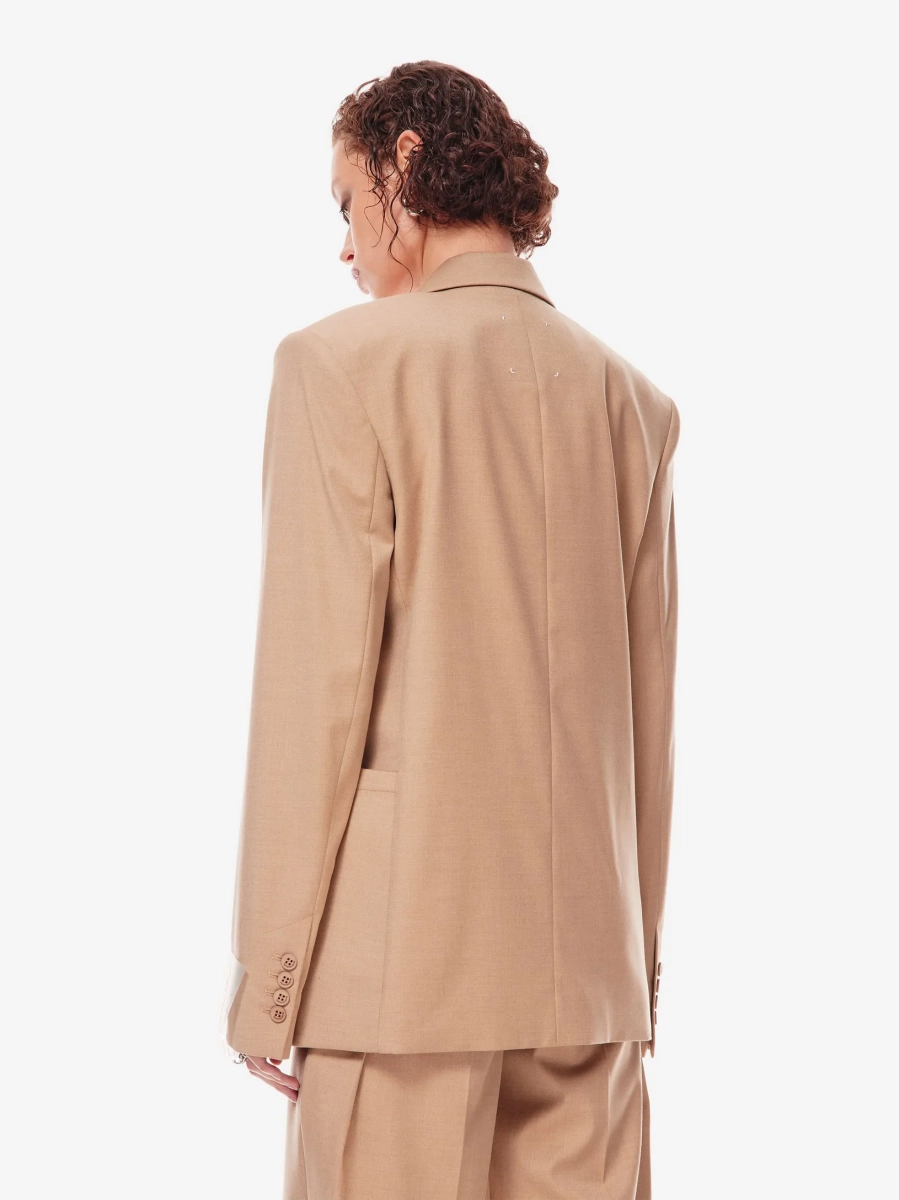 Приталенный пиджак с накладным карманом p.p.s., цвет: песочный, P_0828.00.00.BRN1 купить онлайн