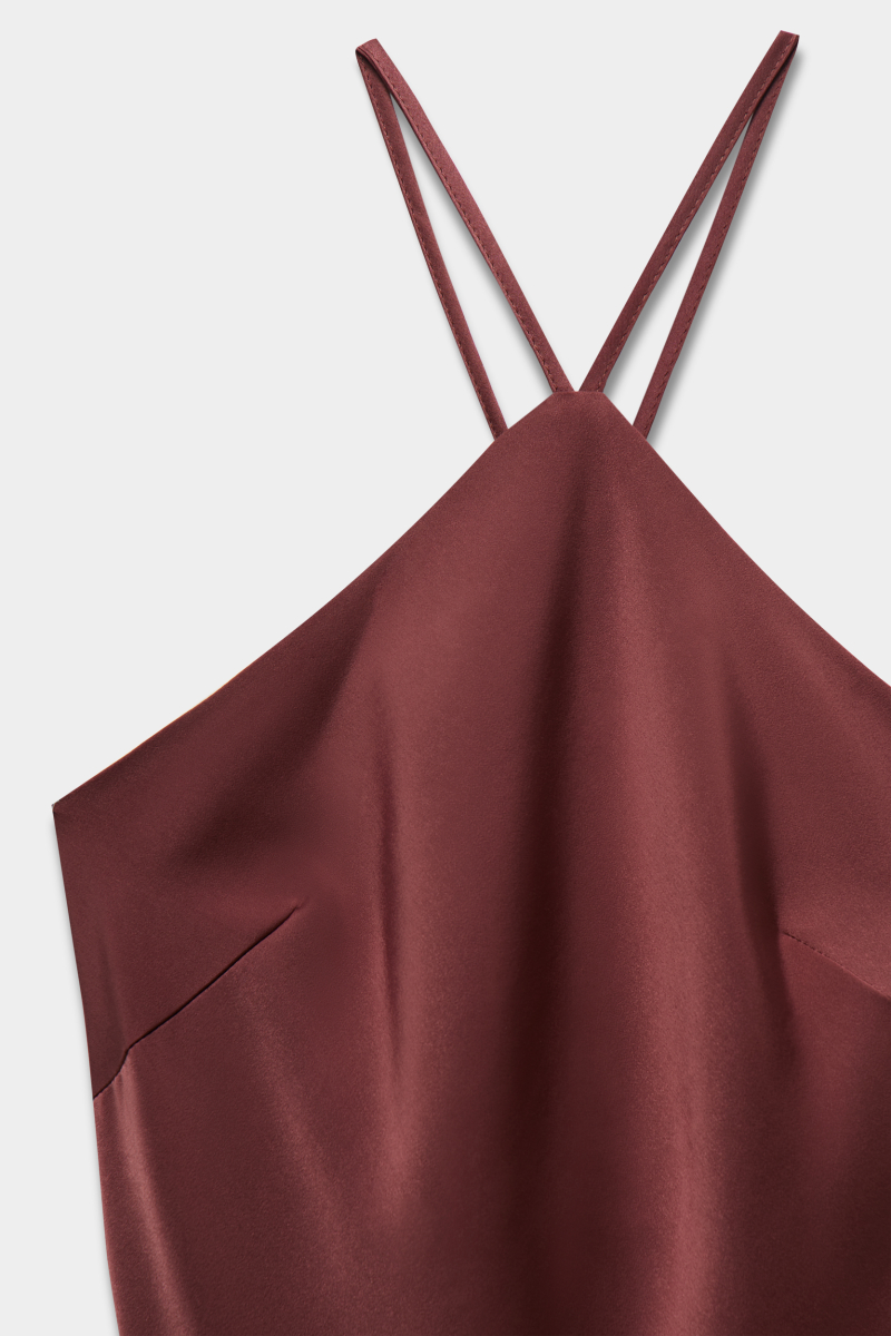 Платье с Х-образным вырезом REFERT, цвет: каштановый, 08-4114/2-2511 купить онлайн