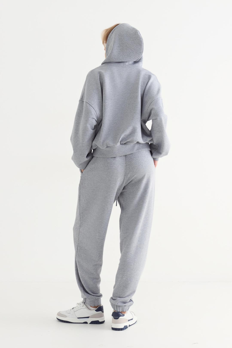 Худи на молнии Capsule CULT, цвет: серый меланж,  купить онлайн