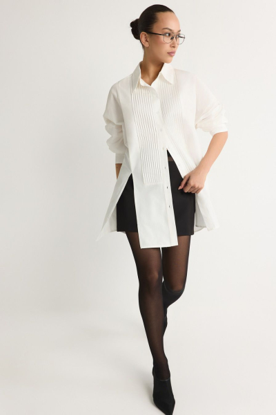 Рубашка из 100% хлопка TOPTOP, цвет: белый, TT.021.19147.100 купить онлайн