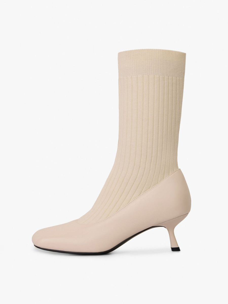 Полусапоги с квадратным мысом