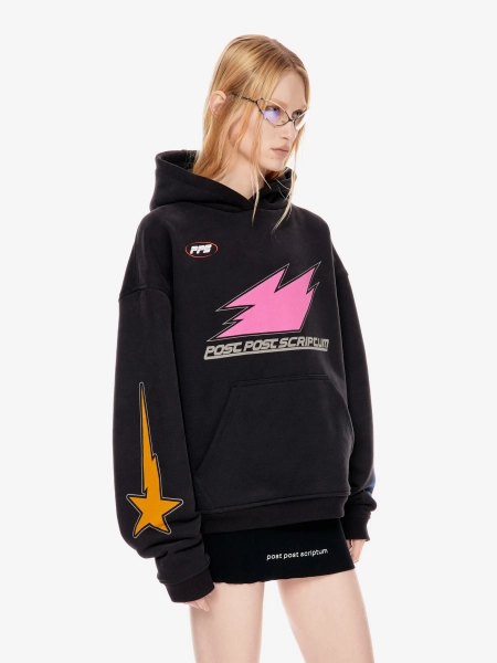 Худи с принтом p.p.s., цвет: Черный, 1125.001.00.01.001 купить онлайн