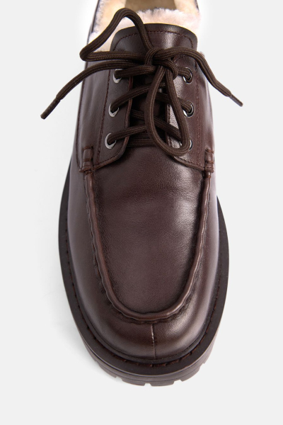 Топсайдеры из натуральной кожи Lera Nena, цвет: коричневый LN.307.17871.700 купить онлайн