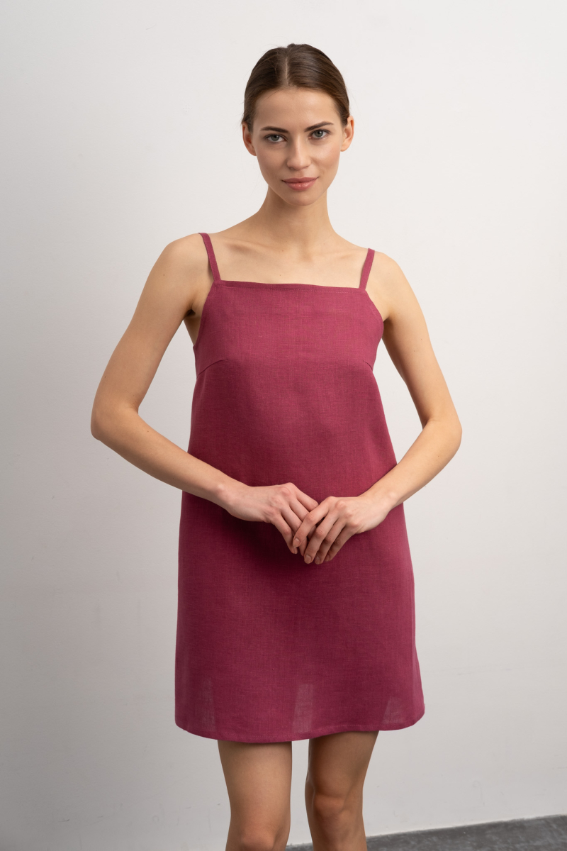Платье Amanda Airelle PURE LINEN, цвет: фиолетовый  купить онлайн