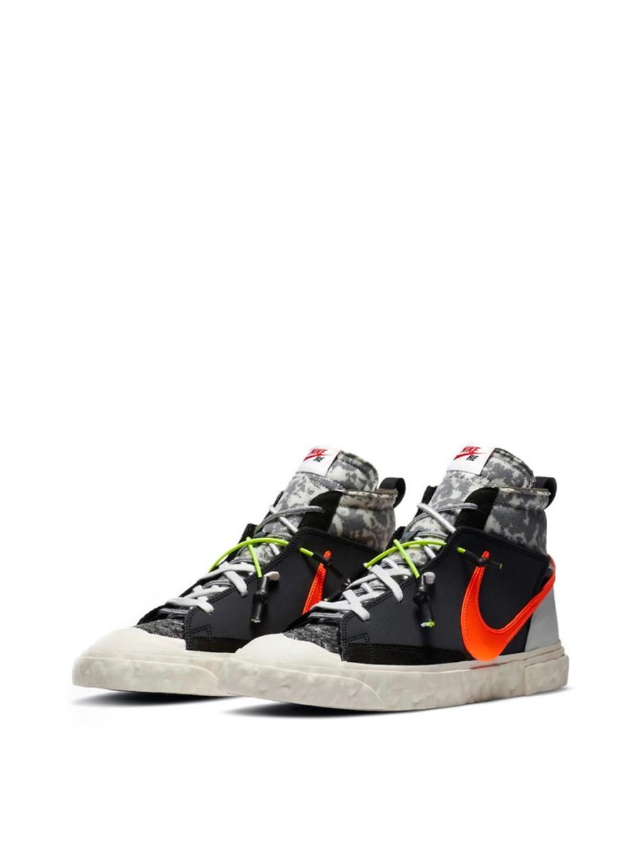 Кроссовки Nike x ReadyMade Blazer Mid shvetsov store, цвет: черно-оранжевый CZ3589-001 | новая мужская коллекция купить онлайн