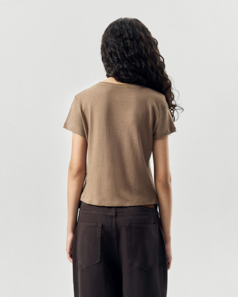 Футболка Почти дома NAIPACHE, цвет: Кофейный, 2621003700 купить онлайн