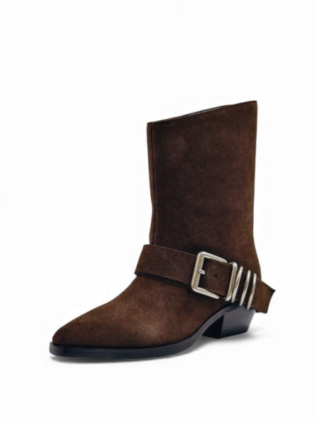 Ботильоны демисезонные из натуральной замши GRANDERA, цвет: коричневый k82359-1-nz10r (899) купить онлайн