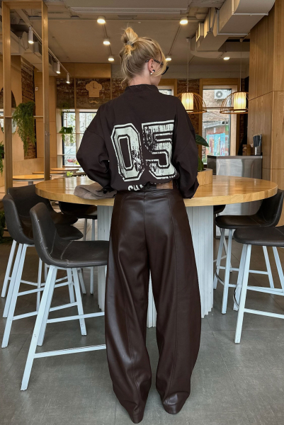 Лонгслив объемный BROWN Label .B, цвет: BROWN, Tp.03.4.M1.0725BRN купить онлайн