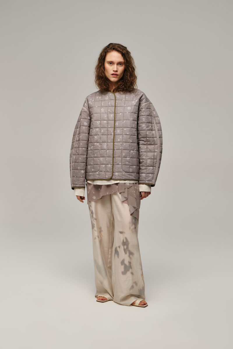 Двухсторонняя куртка UNKE, цвет: хаки, 2502JK001C_KH купить онлайн