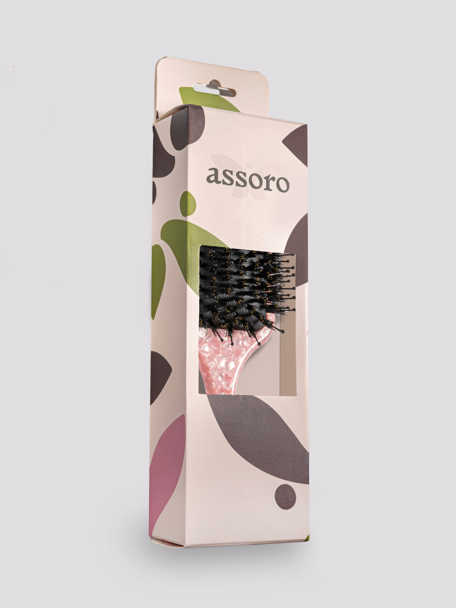 Расческа для волос ASSORO, цвет: сакура haircomb-sakura купить онлайн