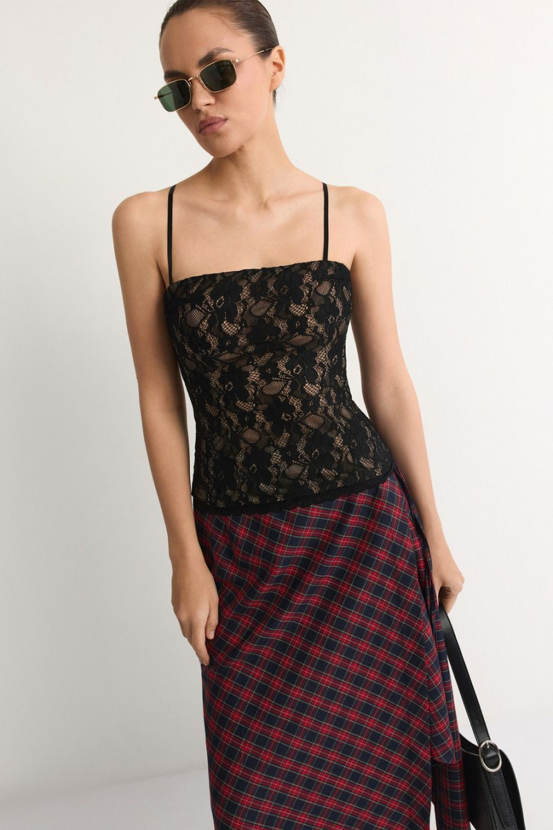 Корсет кружевной TOPTOP, цвет: Черный, TT.124.18657.900 купить онлайн