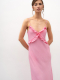 Платье с рюшами "Sorbet" pink TRÈS, цвет: розовый,  купить онлайн