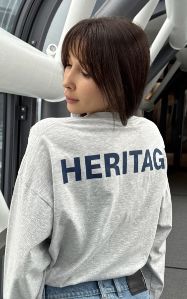 Лонгслив на кулисе 05 GREY Label .B, цвет: grey, Tp.03.5.41.1025GR купить онлайн