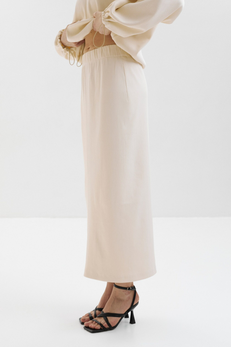 Прямая юбка marte, цвет: бежевый,  купить онлайн