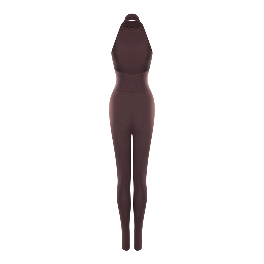 Комбинезон Long jumpsuit eggplant Nue Nue, цвет: пурпурно-розовый,  купить онлайн