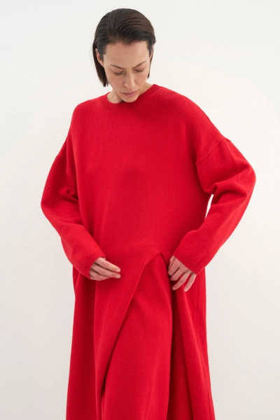 Платье-лонгслив «Ото» Mankova, цвет: красный, SS26-005 купить онлайн