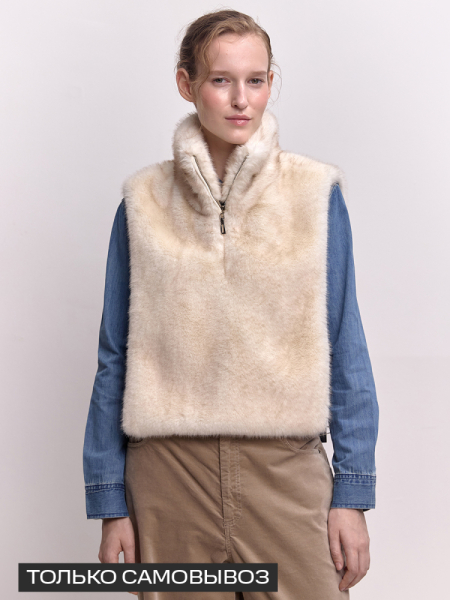 Манишка с воротником стойкой