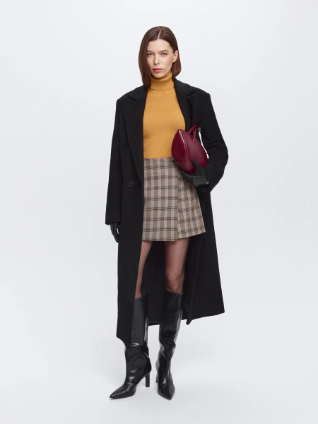 Юбка-шорты ANNA PEKUN, цвет: коричневый,  купить онлайн