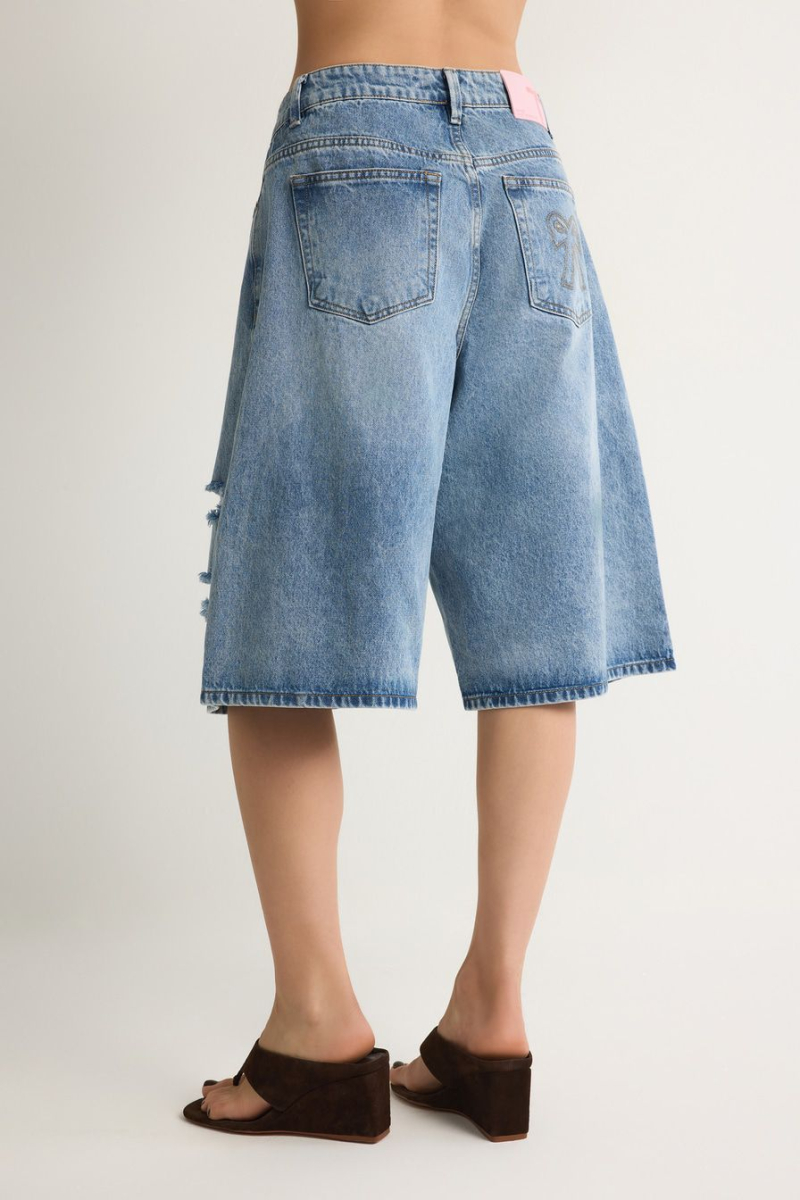 Шорты из 100% хлопка TOPTOP, цвет: синий, TT.039.19079.620 купить онлайн